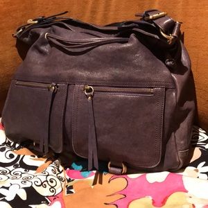 Eggplant leather Sorial bag